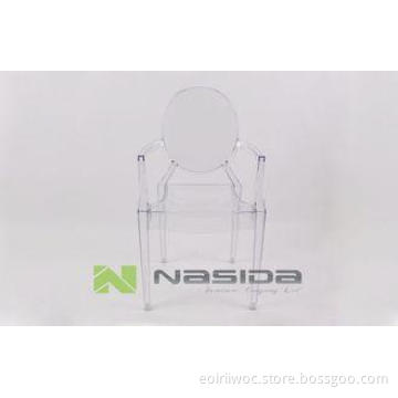 Polycarbonate Plastic Outdoor Garden Chairs , Modern Victor